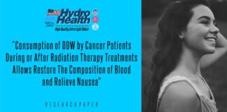”Consumption of DDW by Cancer Patients During or After Radiation Therapy Treatments Allows Restore The Composition of Blood and Relieve Nausea”